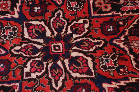 handmade Traditional Heriz Burgundy Beige Hand Knotted RECTANGLE 100% WOOL area rug 10 x 12