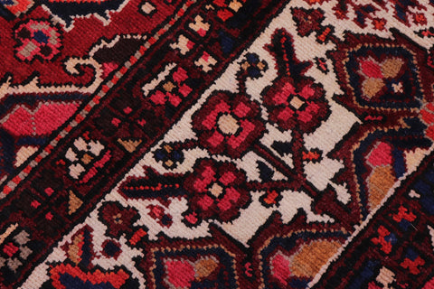 handmade Traditional Heriz Burgundy Beige Hand Knotted RECTANGLE 100% WOOL area rug 10 x 12
