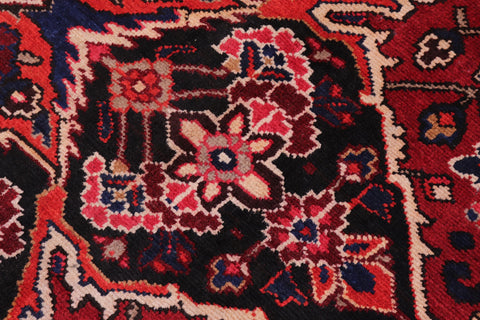 handmade Traditional Heriz Burgundy Beige Hand Knotted RECTANGLE 100% WOOL area rug 10 x 12