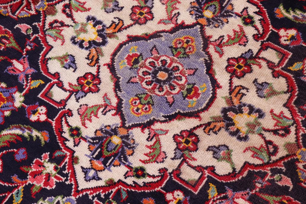 Traditional handmade Persian vintage distressed Red Blue Hand Knotted RECTANGLE 100% WOOL area rug 10 x 13
