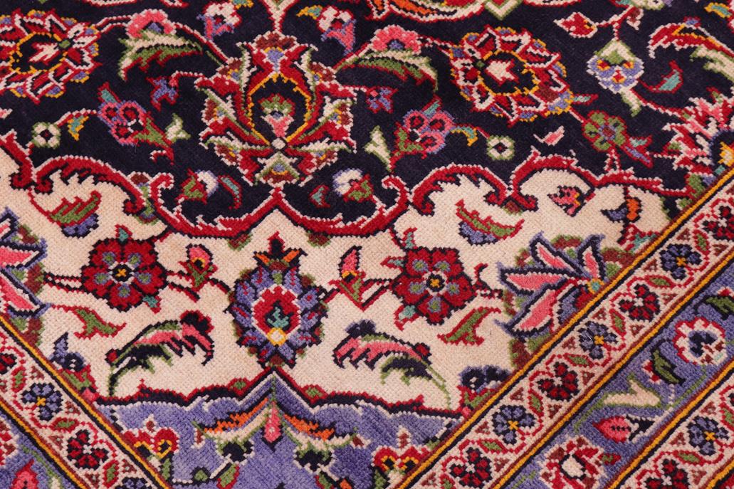 Traditional handmade Persian vintage distressed Red Blue Hand Knotted RECTANGLE 100% WOOL area rug 10 x 13