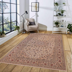 handmade Traditional Nahin Beige Tan Hand Knotted RECTANGLE 100% WOOL area rug 10 x 13