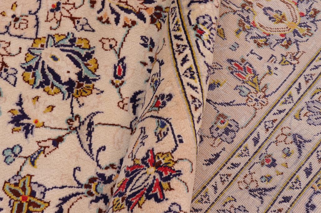 handmade Traditional Nahin Beige Tan Hand Knotted RECTANGLE 100% Wool Pile area rug 10x13