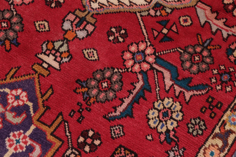 handmade Traditional Kashan Red Gold Hand Knotted RUNNER 100% WOOL area rug 3 x 8