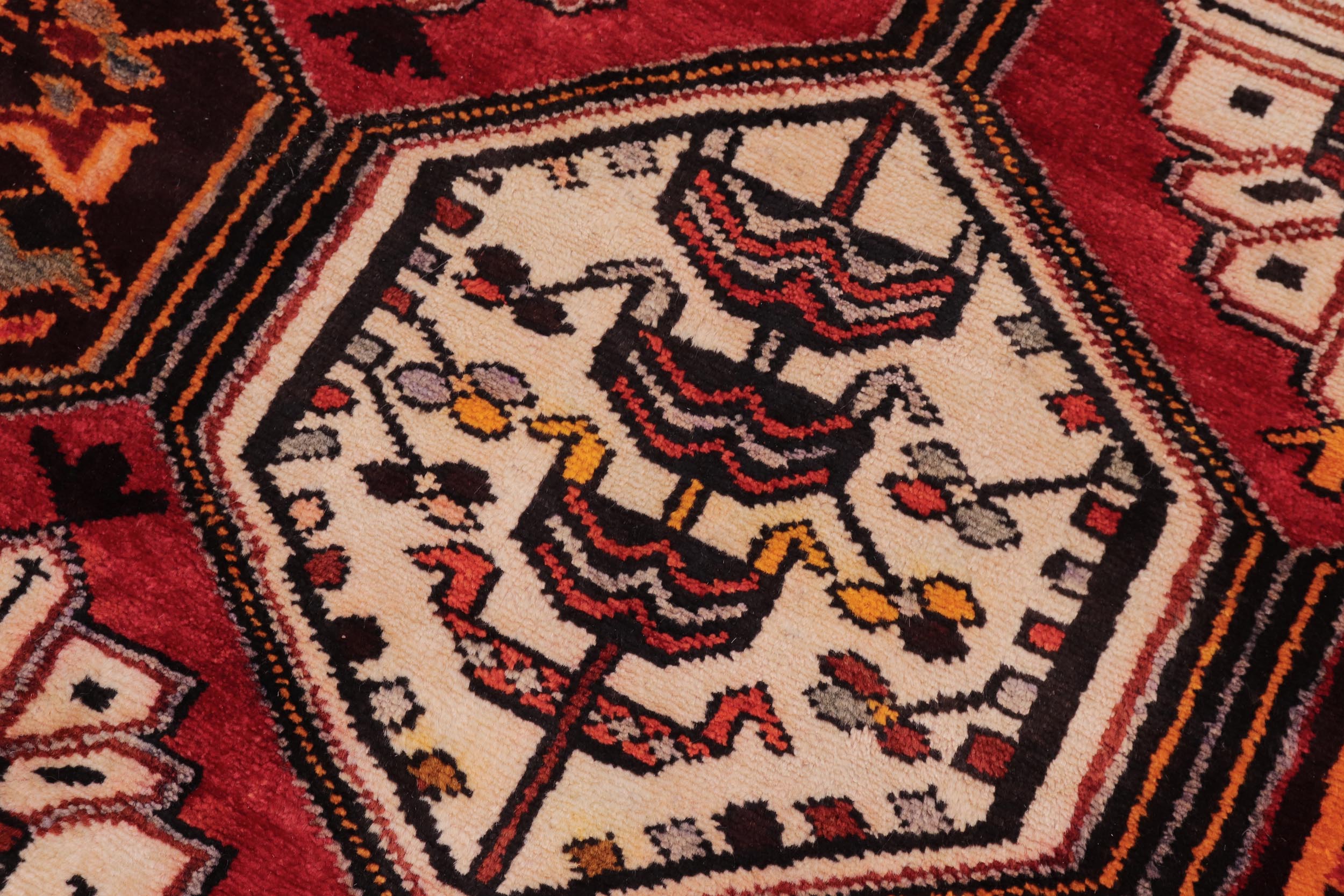 handmade Traditional Tabriz Red Rust Hand Knotted RUNNER 100% WOOL area rug 4 x 10