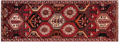 handmade Traditional Tabriz Red Rust Hand Knotted RUNNER 100% WOOL area rug 4 x 10