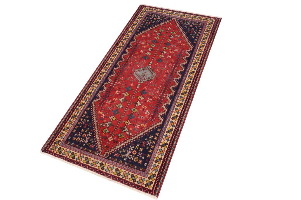 handmade Traditional Tabriz Red Beige Hand Knotted RUNNER 100% Wool Pile area rug 3x6