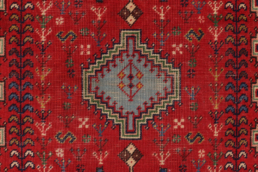 handmade Traditional Tabriz Red Beige Hand Knotted RUNNER 100% WOOL area rug 3 x 6