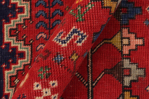 handmade Traditional Tabriz Red Beige Hand Knotted RUNNER 100% WOOL area rug 3 x 6