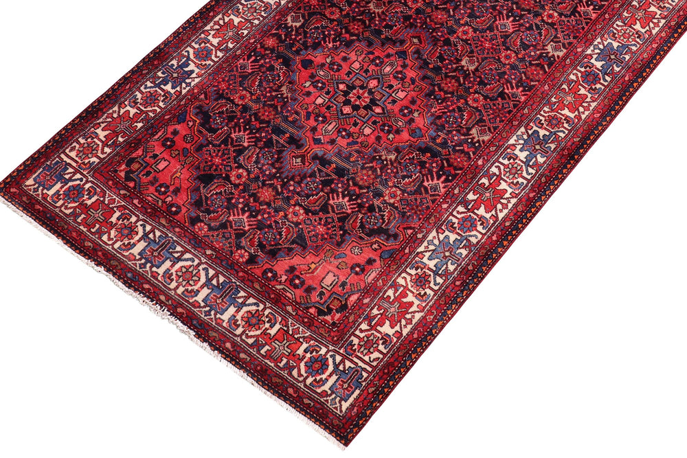 handmade Traditional Tabriz Blue Beige Hand Knotted RUNNER 100% WOOL area rug 4 x 12
