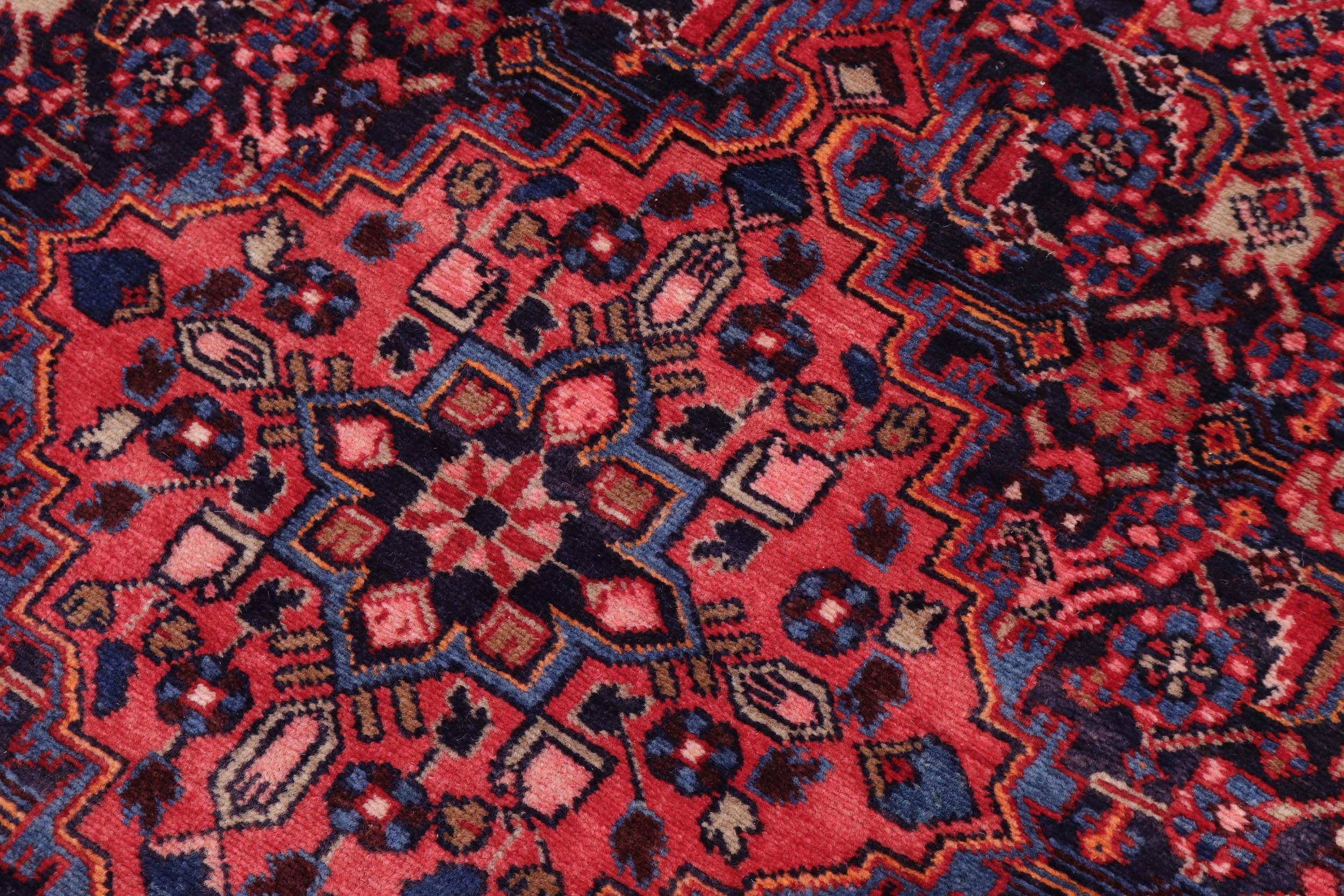 handmade Traditional Tabriz Blue Beige Hand Knotted RUNNER 100% WOOL area rug 4 x 12