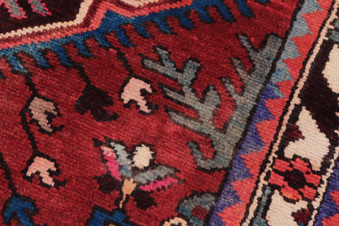 handmade Traditional Tabriz Red Beige Hand Knotted RUNNER 100% WOOL area rug 3 x 9