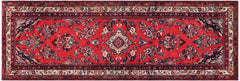 handmade Traditional Kashan Red Beige Hand Knotted RUNNER 100% Wool Pile area rug 3x9