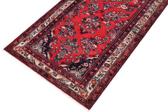 handmade Traditional Kashan Red Beige Hand Knotted RUNNER 100% WOOL area rug 3 x 9