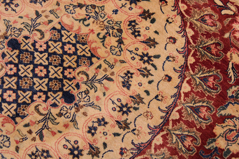 handmade Traditional Hussani Red Blue Hand Knotted RECTANGLE 100% WOOL area rug 9x11