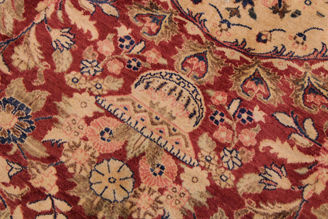 handmade Traditional Hussani Red Blue Hand Knotted RECTANGLE 100% WOOL area rug 9x11