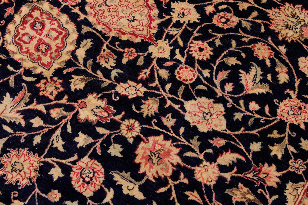 handmade Traditional Ardbeel Blue Red Hand Knotted RECTANGLE 100% WOOL area rug 9x12