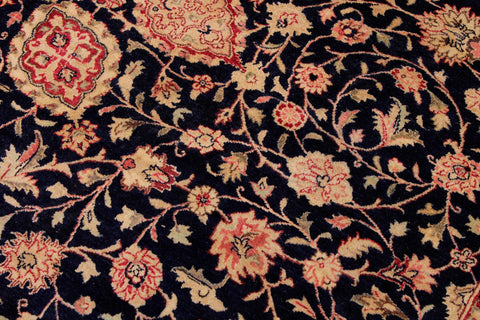 handmade Traditional Ardbeel Blue Red Hand Knotted RECTANGLE 100% WOOL area rug 9x12