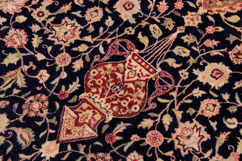 handmade Traditional Ardbeel Blue Red Hand Knotted RECTANGLE 100% WOOL area rug 9x12
