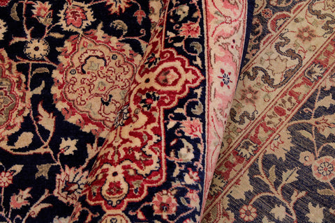 handmade Traditional Ardbeel Blue Red Hand Knotted RECTANGLE 100% WOOL area rug 9x12