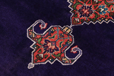 handmade Traditional Tabriz Blue Rust Hand Knotted RECTANGLE 100% WOOL area rug 10 x 13