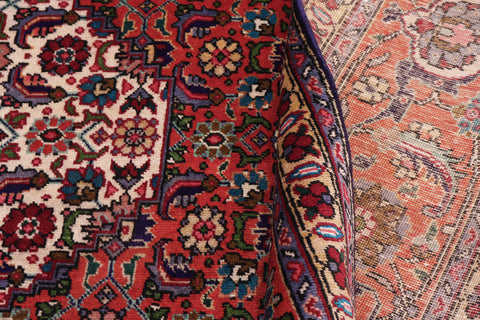 handmade Traditional Tabriz Blue Rust Hand Knotted RECTANGLE 100% WOOL area rug 10 x 13