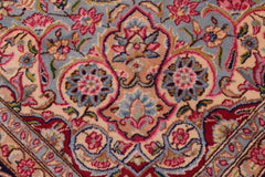 handmade Traditional Kashan Pink Blue Hand Knotted RECTANGLE 100% WOOL area rug 10 x 13