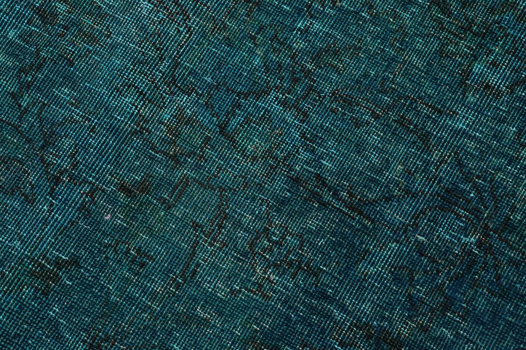 handmade Vintage Over Dyed Green Black Hand Knotted RECTANGLE 100% WOOL area rug 10x13