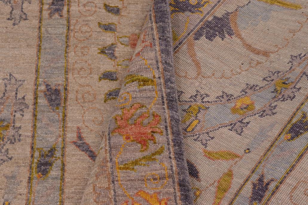 handmade Traditional Kafkaz Gray Lt. Green Hand Knotted RECTANGLE 100% WOOL area rug 9 x 12