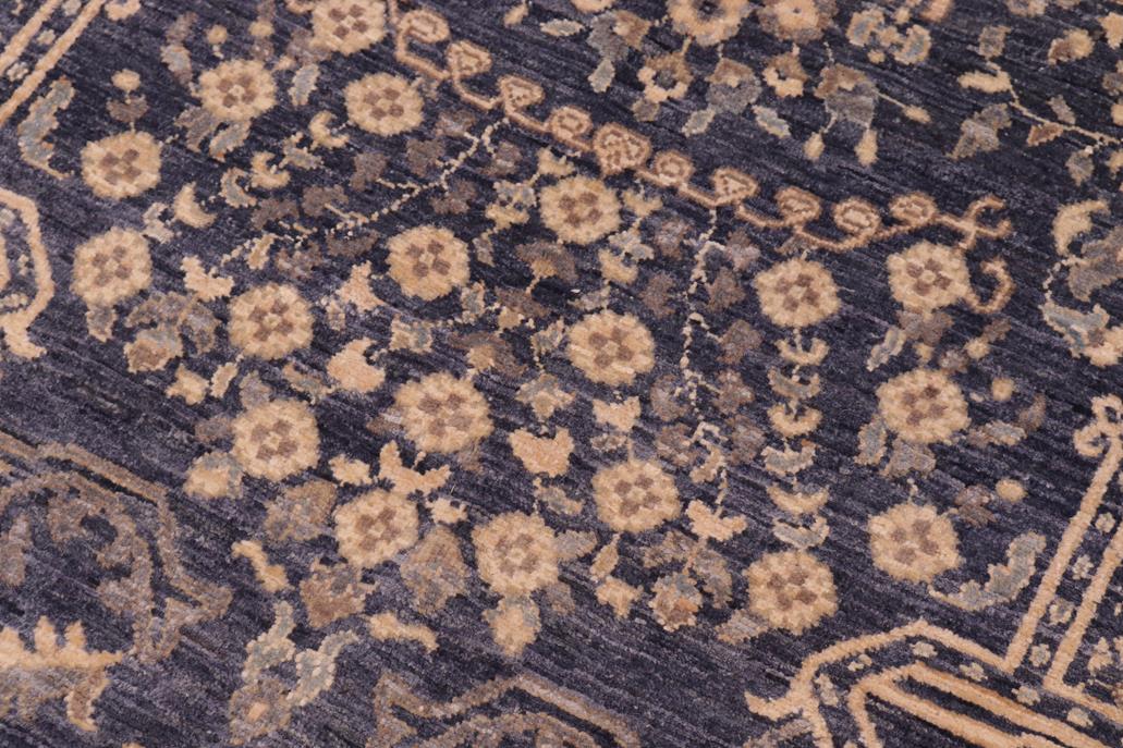 handmade Traditional Kafkaz Gray Beige Hand Knotted RECTANGLE 100% WOOL area rug 8 x 11