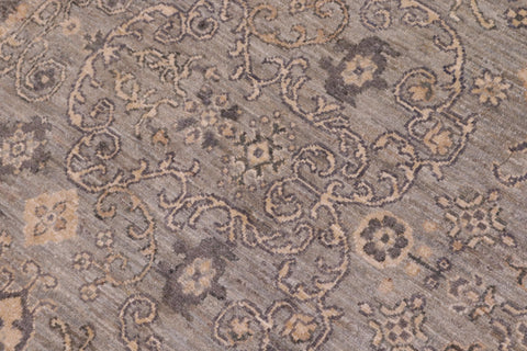 handmade Modern Kafkaz Blue Gray Hand Knotted RECTANGLE 100% WOOL area rug 8' x 10'