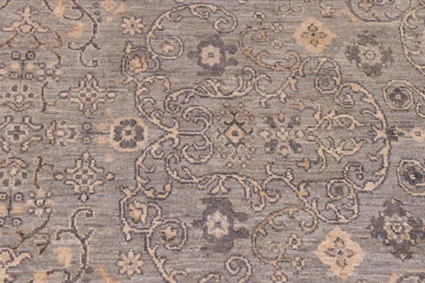 handmade Modern Kafkaz Blue Gray Hand Knotted RECTANGLE 100% WOOL area rug 8' x 10'