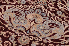 handmade Transitional Kafkaz Red Blue Hand Knotted RECTANGLE 100% WOOL area rug 8 x 10