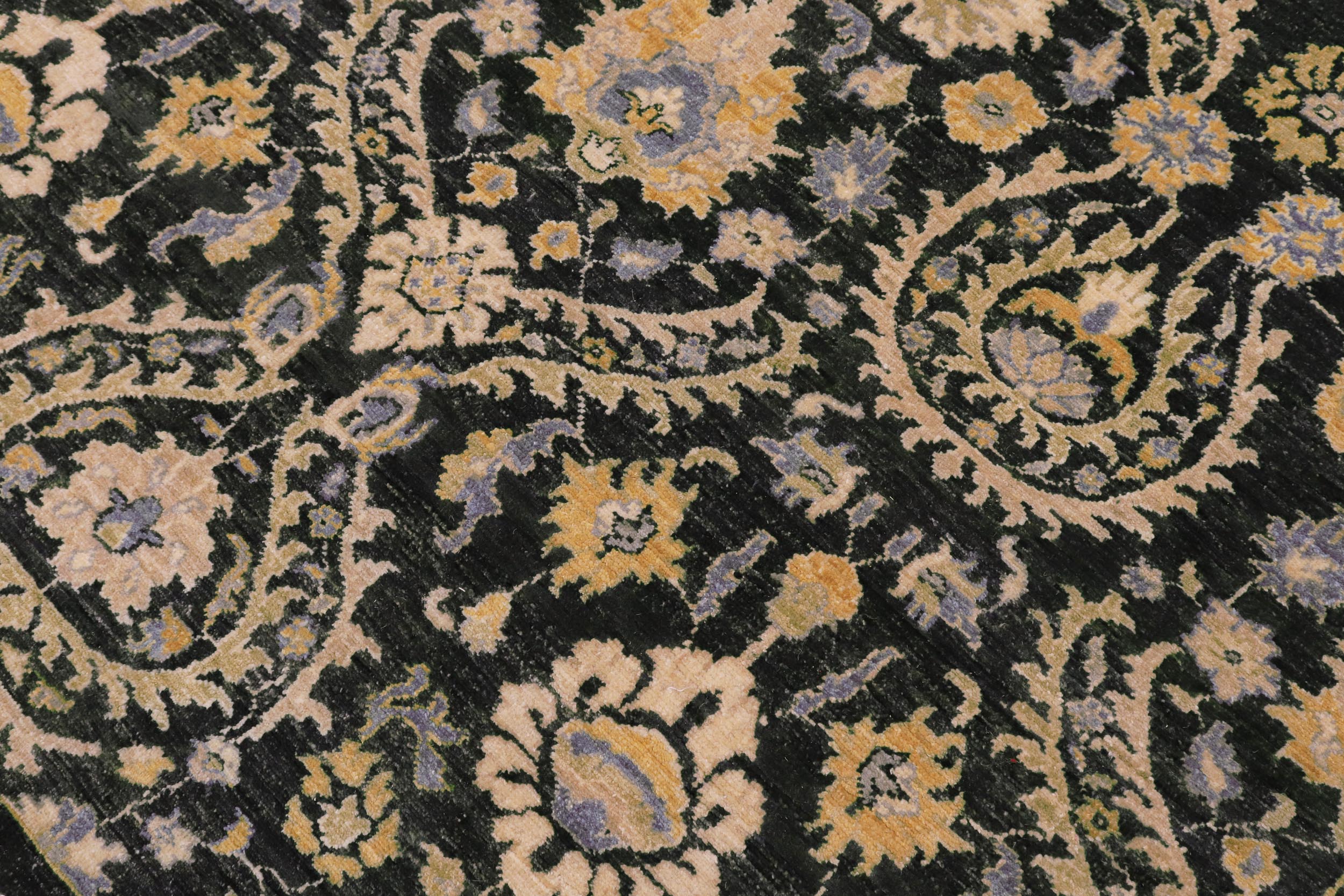 handmade Modern Kafkaz Gray Blue Hand Knotted RECTANGLE 100% WOOL area rug 7' x 9'