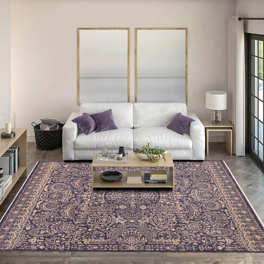 handmade Transitional Kafkaz Blue Gray Hand Knotted RECTANGLE 100% WOOL area rug 9' x 12'