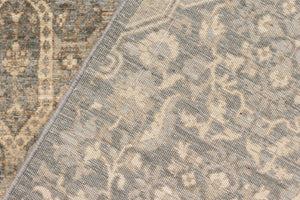 handmade Modern Kafkaz Gray Blue Hand Knotted RECTANGLE 100% WOOL area rug 6' x 9'