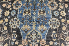handmade Traditional Kafkaz Gray Blue Hand Knotted RECTANGLE 100% WOOL area rug 4x6