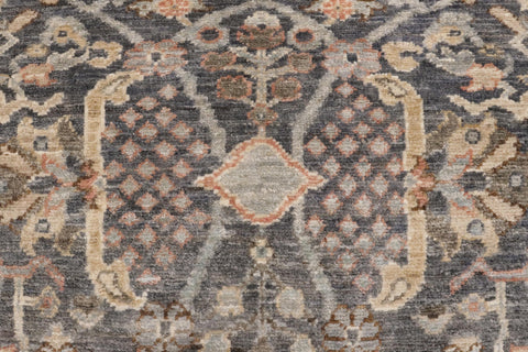 handmade Traditional Kafkaz Gray Rust Hand Knotted RECTANGLE 100% WOOL area rug 4x6