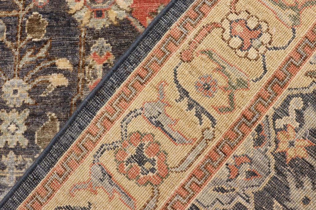 handmade Traditional Kafkaz Gray Tan Hand Knotted RECTANGLE 100% WOOL area rug 4 x 6