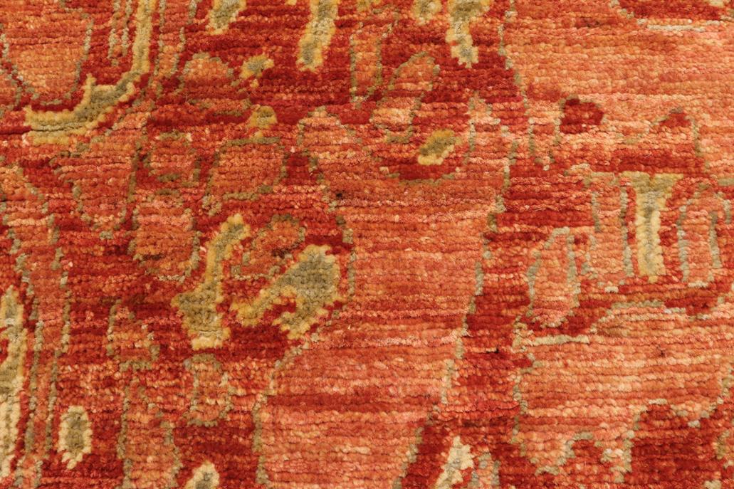 handmade Modern Kafkaz Rust Gray Hand Knotted RECTANGLE 100% WOOL area rug 3 x 5