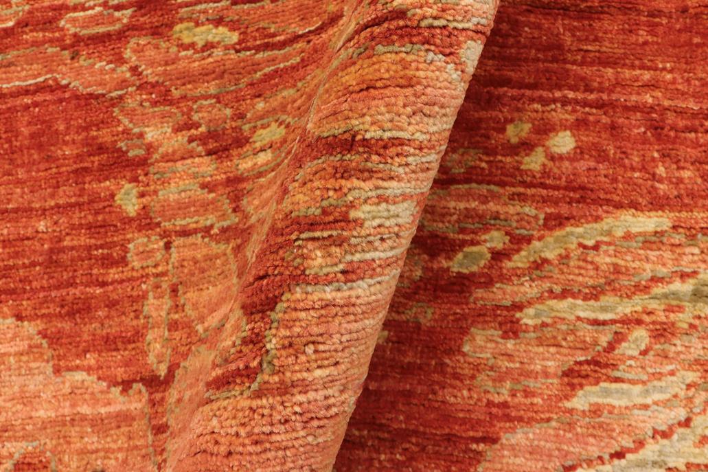 handmade Modern Kafkaz Rust Gray Hand Knotted RECTANGLE 100% WOOL area rug 3 x 5