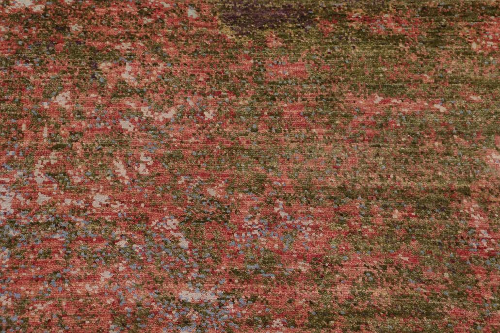 handmade Modern Modern Blue Beige Hand Knotted RECTANGLE WOOL&SILK area rug 8 x 11