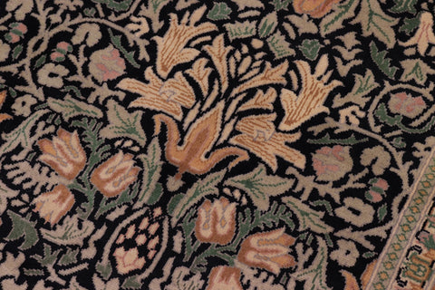 handmade Transitional Snakehead Black Gold Hand Knotted RECTANGLE 100% WOOL area rug 8x10