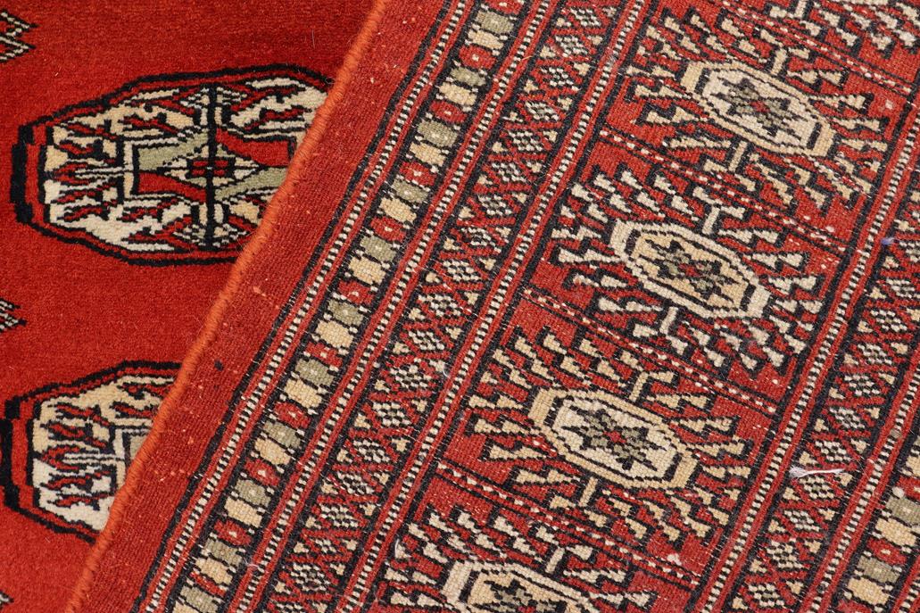 handmade Geometric Bokhara Rust Beige Hand Knotted RECTANGLE 100% WOOL area rug 4 x 6