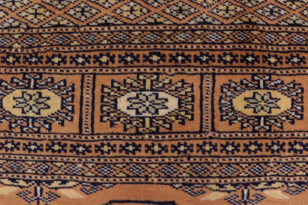 handmade Geometric Bokhara Brown Beige Hand Knotted RECTANGLE 100% WOOL area rug 4 x 6