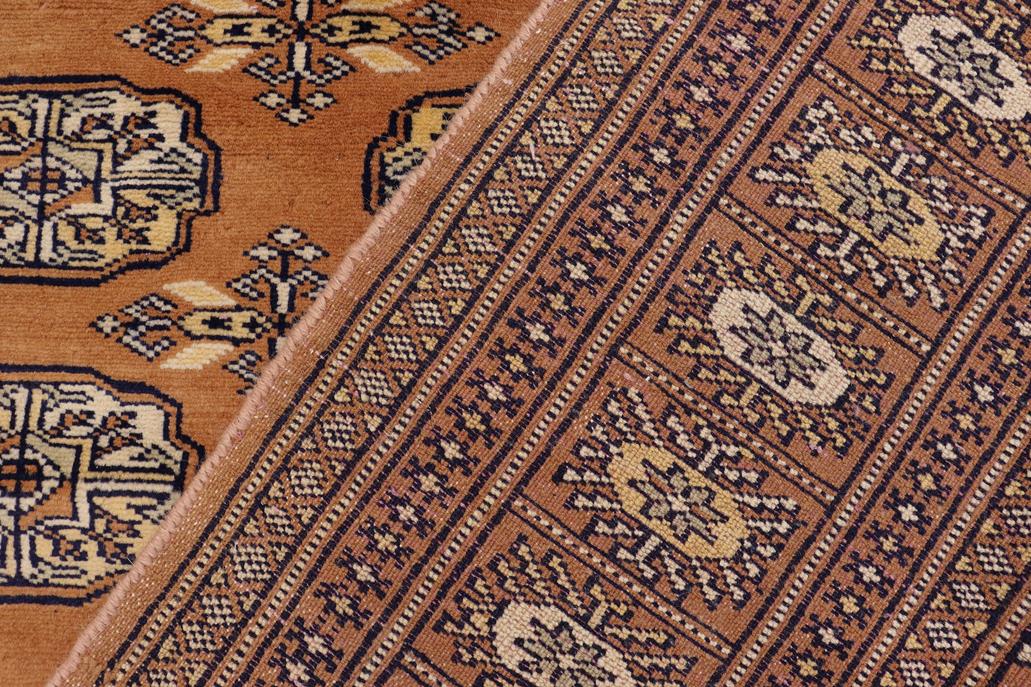 handmade Geometric Bokhara Brown Beige Hand Knotted RECTANGLE 100% WOOL area rug 4 x 6