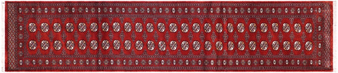 handmade Geometric Bokhara Rust Beige Hand Knotted RECTANGLE 100% WOOL area rug 3X12