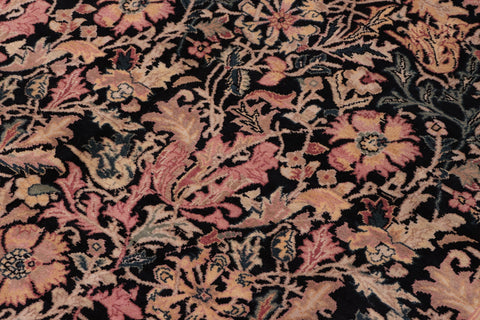 handmade Transitional Gulshanayub Black Red Hand Knotted RECTANGLE 100% WOOL area rug 9x12
