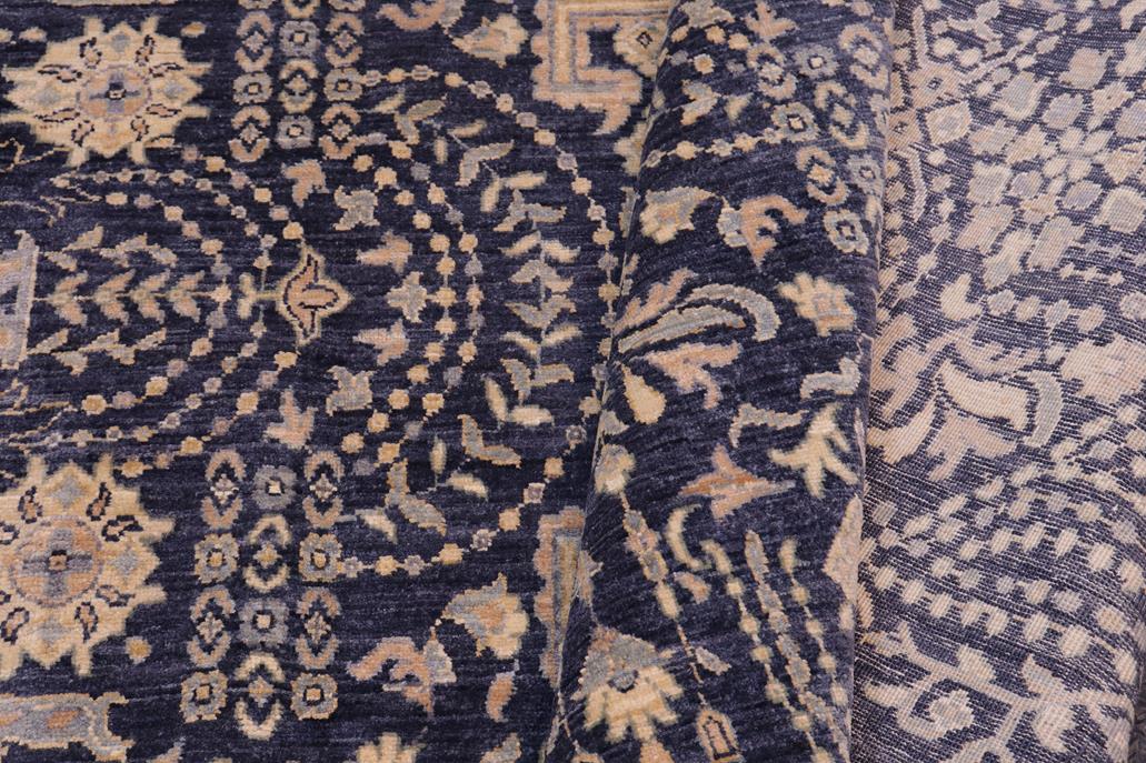 handmade Traditional Kafkaz Gray Beige Hand Knotted RECTANGLE 100% WOOL area rug 12 x 15