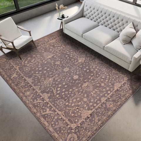handmade Traditional Kafkaz Gray Beige Hand Knotted RECTANGLE 100% WOOL area rug 10x14